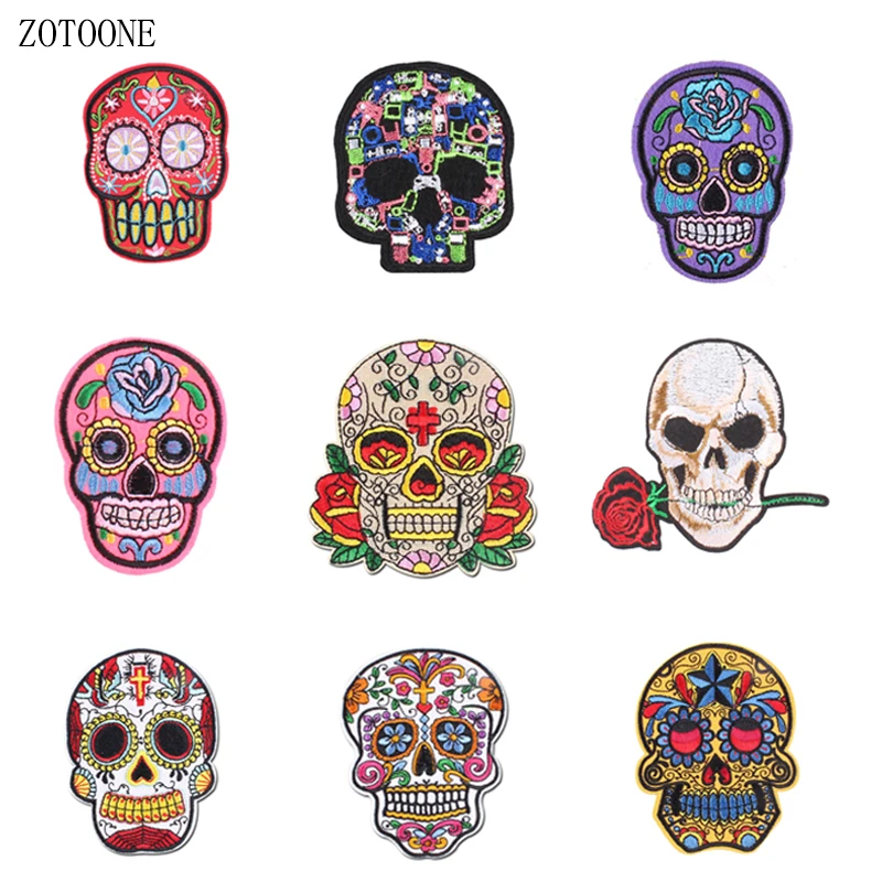 ZOTOONE таинственный Шаньтоу классная одежда вышитая аппликация нашивка джинсы