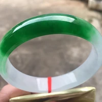 only one60 4mm certified grade a100 natural green jadeite jade bracelet women bangle
