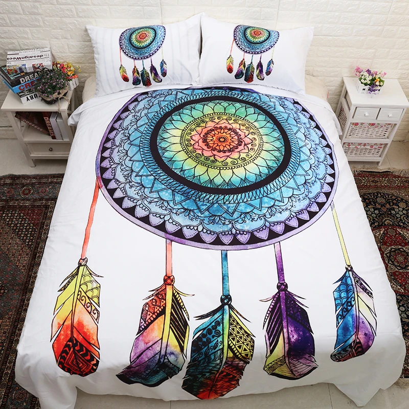 

Dreamcatcher Bedding Set Luxury Queen King Bed Clothes Bohemia Single Double Twin Full Size Duvet Cover Set For Adult Kid Home