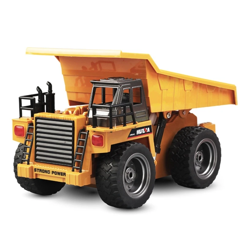 

6 Channel 2.4G Wireless Remote Control Alloy Dump Truck Children Outdoor Engineering Construction Vehicle with Light