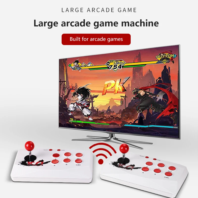 2 4G беспроводной двойной контроллер 16 бит аркадная видеоигра ConsoleGame Player для