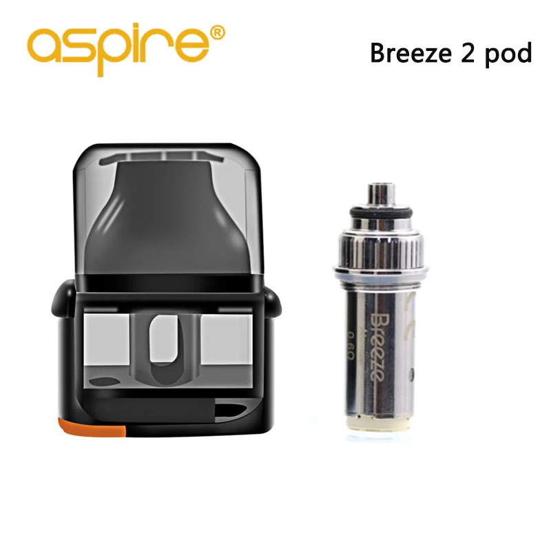 Aspire Breeze 2 AIO вейп pod мл и 3 емкость 0 6ом сменная катушка для вейпинга атомайзер