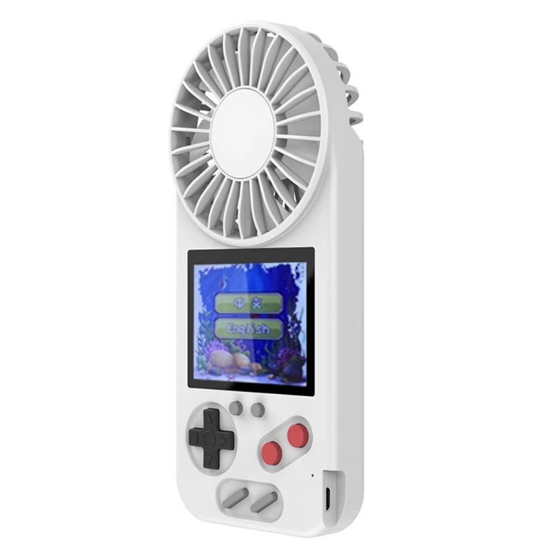 

P82F Retro Mini Game Console，Handheld Game Console, 500 Classical Games with USB Fan , 800mAh Rechargeable Battery