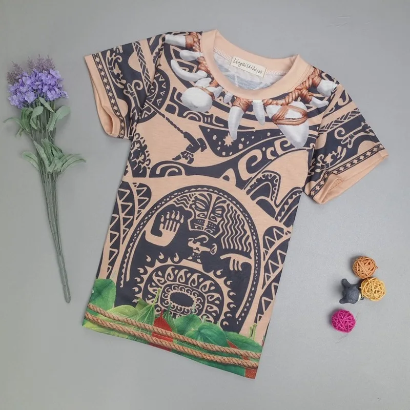 Toddler Baby Boys Clothes Sets Cartoon MOANA Costume Vaiana Element T-Shirt+pant Kids Outfits Children Clothing Casual for Boy |