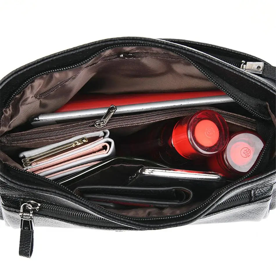 

Designer Vintage Ladies Soft Leather Crossbody Bags Sac A Main Large Capacity Famous Brand For Women Shoulder Messenger Bag 2021