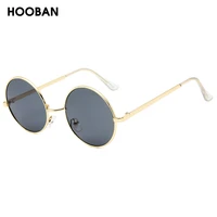 hooban classic round women men sunglasses fashion candy color sun glasses female male luxury circle eyewear shade uv400