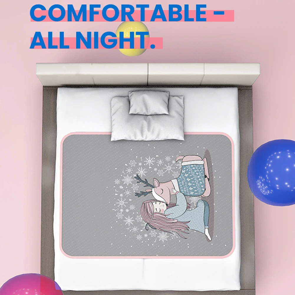 

3 Layers Baby Nappy Changing Pads Waterproof Diaper Changing Mat Cartoon Newborn Diaper Pad For Infant Child Bed Crib Sleeping