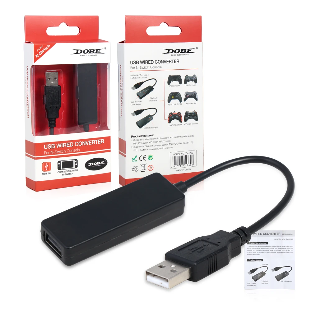 Переключатель USB Проводная/преобразователь Bluetooth адаптер для PS4 PS3 XBOX один 360