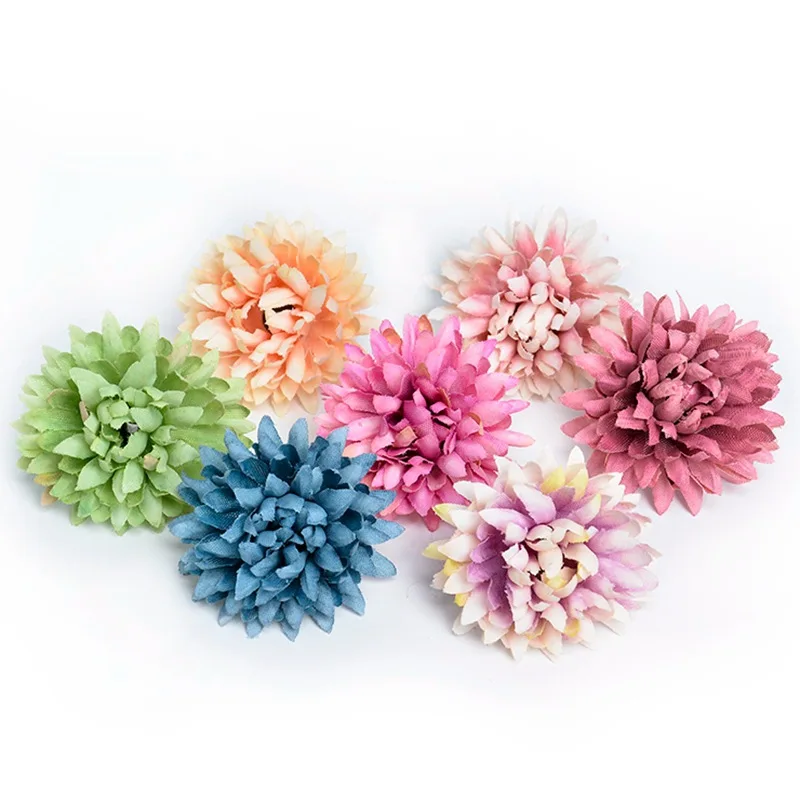 5 шт. новинка искусственная головка гортензии Шелковый цветок сделай сам венок
