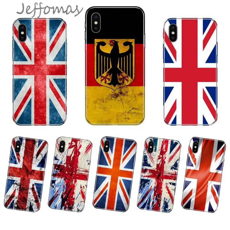 Английский Британский британский флаг Великобритании мягкий чехол для iphone 4 4s 5 5s