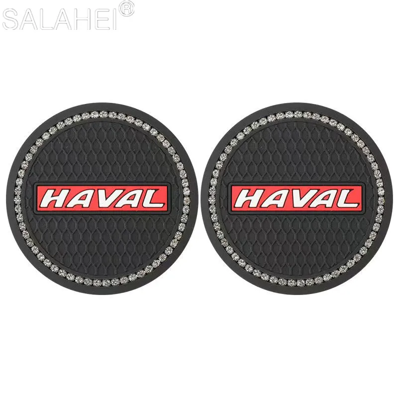 

Car Diamond Water Cup Coaster Storage Mat For Haval F7 H6 F7X H1 H2 H3 H4 H5 H6 H7 H8 H9 M4 Anti-slip Pad Interior Accessories