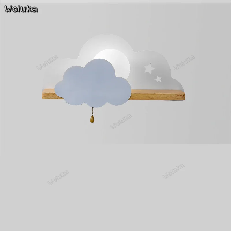 Настенный светильник в виде облака детская спальня фотолампа для мальчиков и