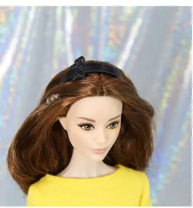 Оригинальные детские куклы Корона волосы челка Серьги Браслеты сумки для