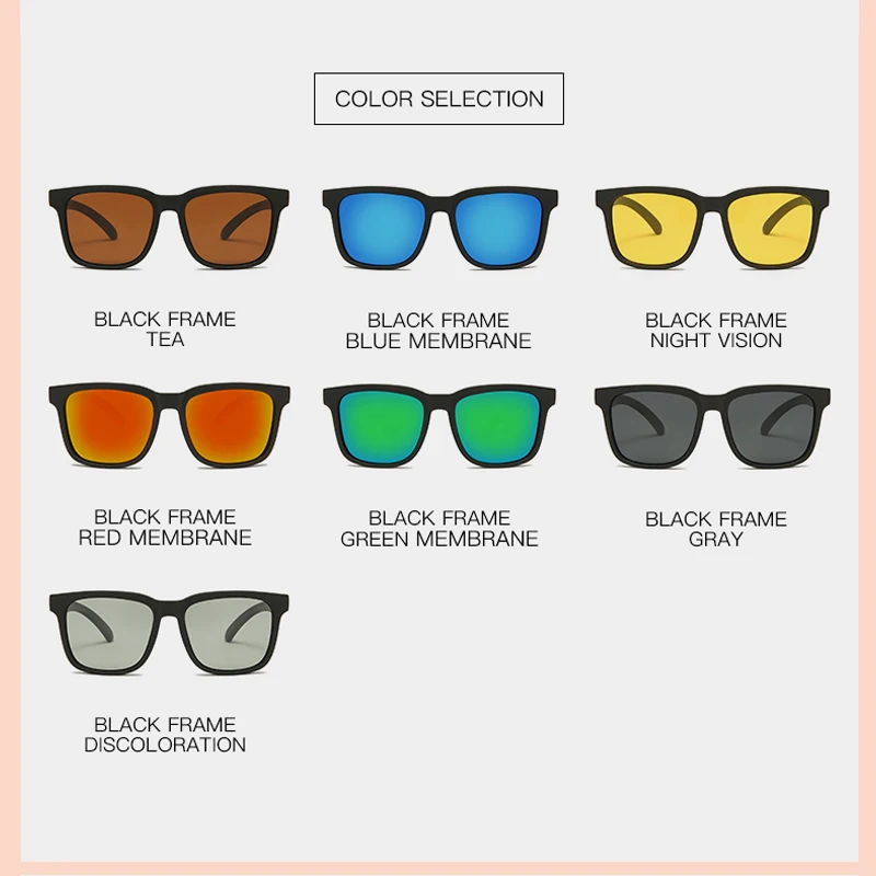 Длинные хранительские Квадратные Солнцезащитные очки для женщин мужские