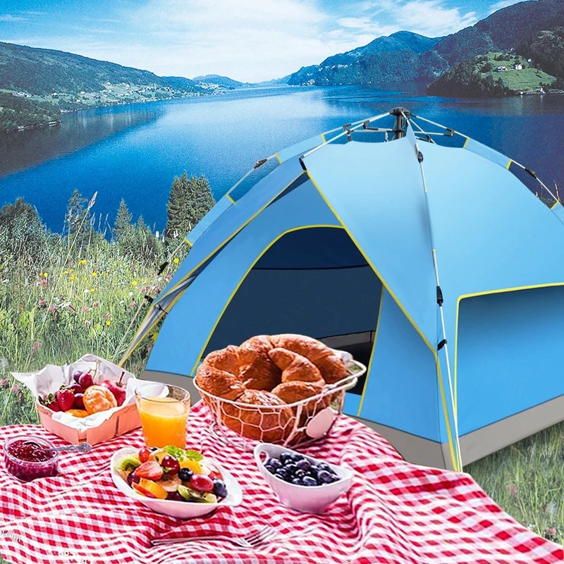 Туристическая туристическая палатка для 1 4 человек 3 сезона семейный