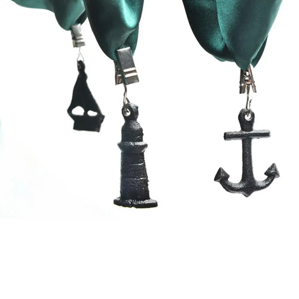 4 шт. скатерть весов Винтаж Скатерти антикварный чугунный ветрозащитный зажим