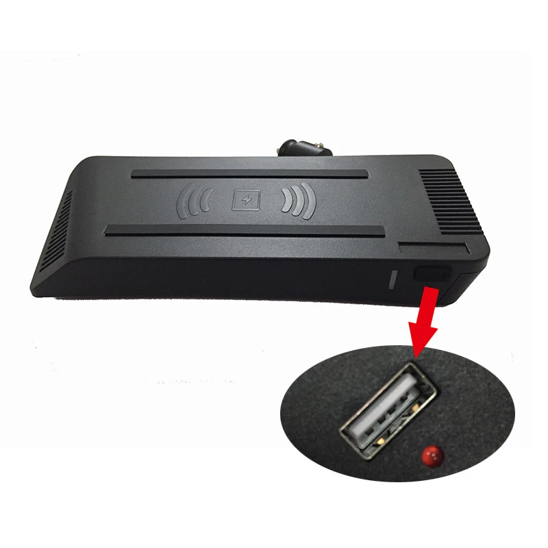 

Car QI Wireless Charger 15W Wireless Phone Charger Charging Plate Mobile Phone Holder for A4L B9 A5 2018 2019