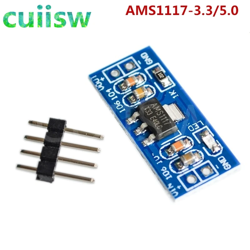 10 шт. модуль питания LM1117 AMS1117 4 5-7 в с поворотом 3 В 5 0 для Arduino bluetooth Raspberry pi |