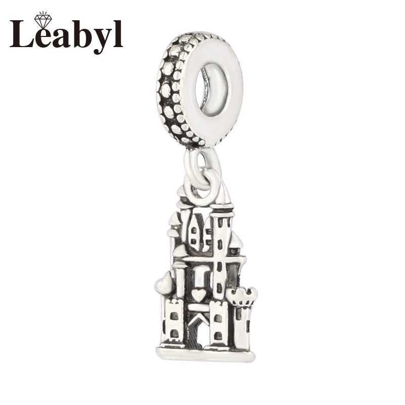 Leabyl античный тибетский серебряный замок Очаровательные Подвески подходят для
