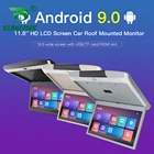Цифровой экран 11,6 дюйма, Android 9.0 монитор крыши автомобиля, LCD Flip Down screen, потолочное крепление на крышу