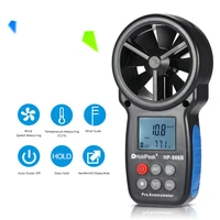 866b digital anemometer handheld wind speed meter for measuring wind speedtemperature and wind chill with backlight and maxmin