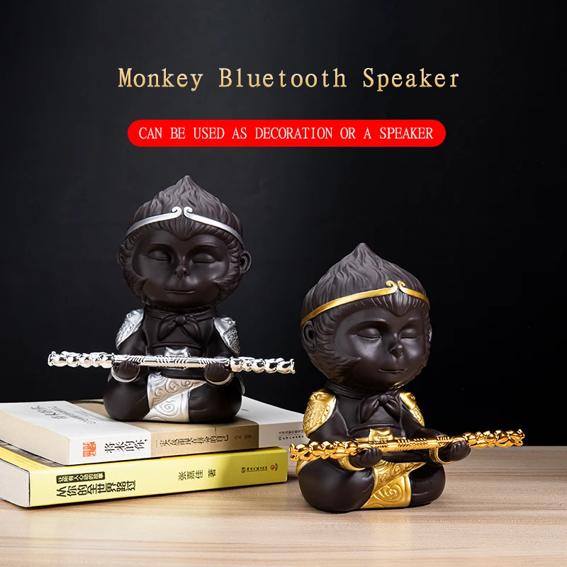 

Mini Monkey Shape Bass Animal Model 3D Stereo Sound Bluetooth Speaker Subwoofer Radio Portable Child's Gift