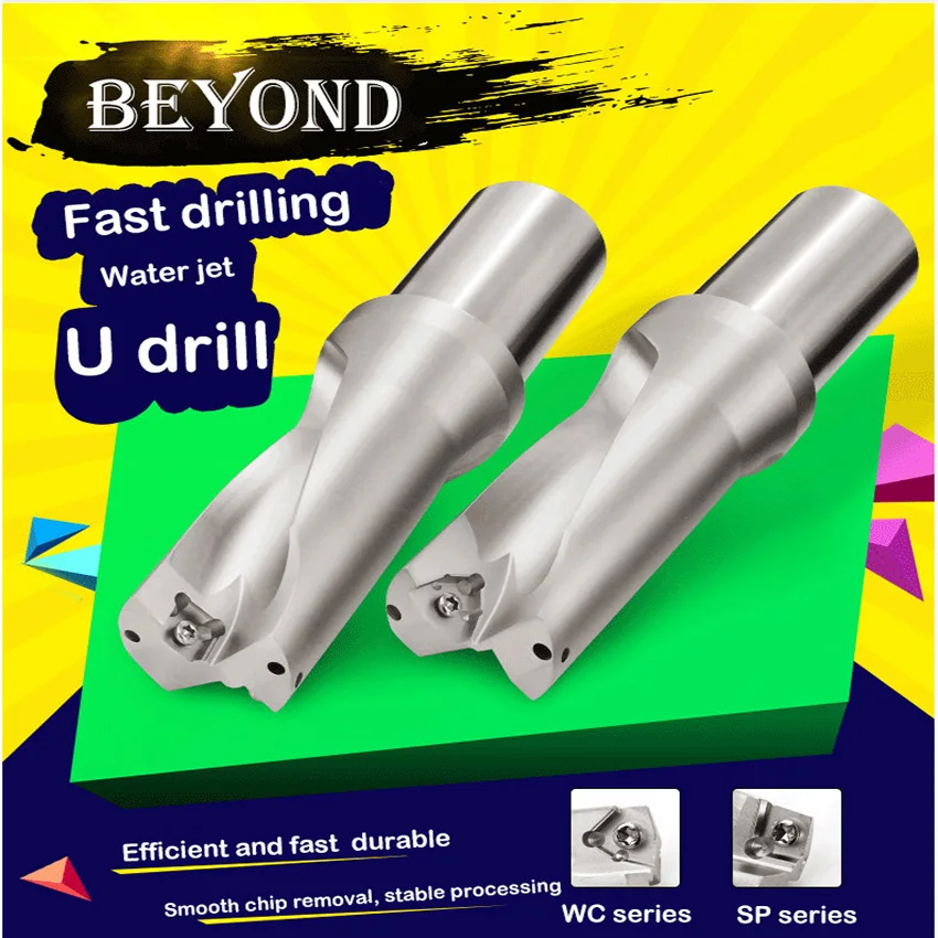 CNC U drill 2D SP indexable insert для металла диаметром 26 27 5 28 29 SPMG SP07 SP09 высокоточное отверстие