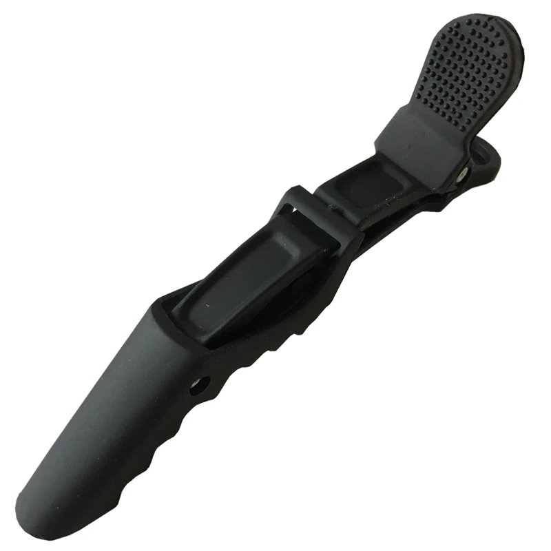 6 шт Матовый Аллигатор зажим для волос Для женщин Парикмахерская Секционирование