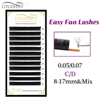 easy fanning eyelash extension blooming volume eyelashes self making fans magice lashes high quality flowering volume lash