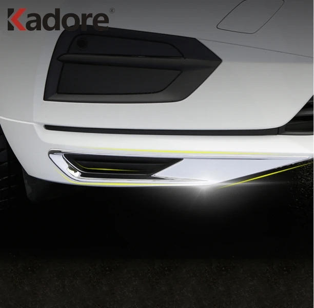 Для Volvo XC60 XC 60 2019 2018 2017 Хромированная передняя противотуманная фара накладка