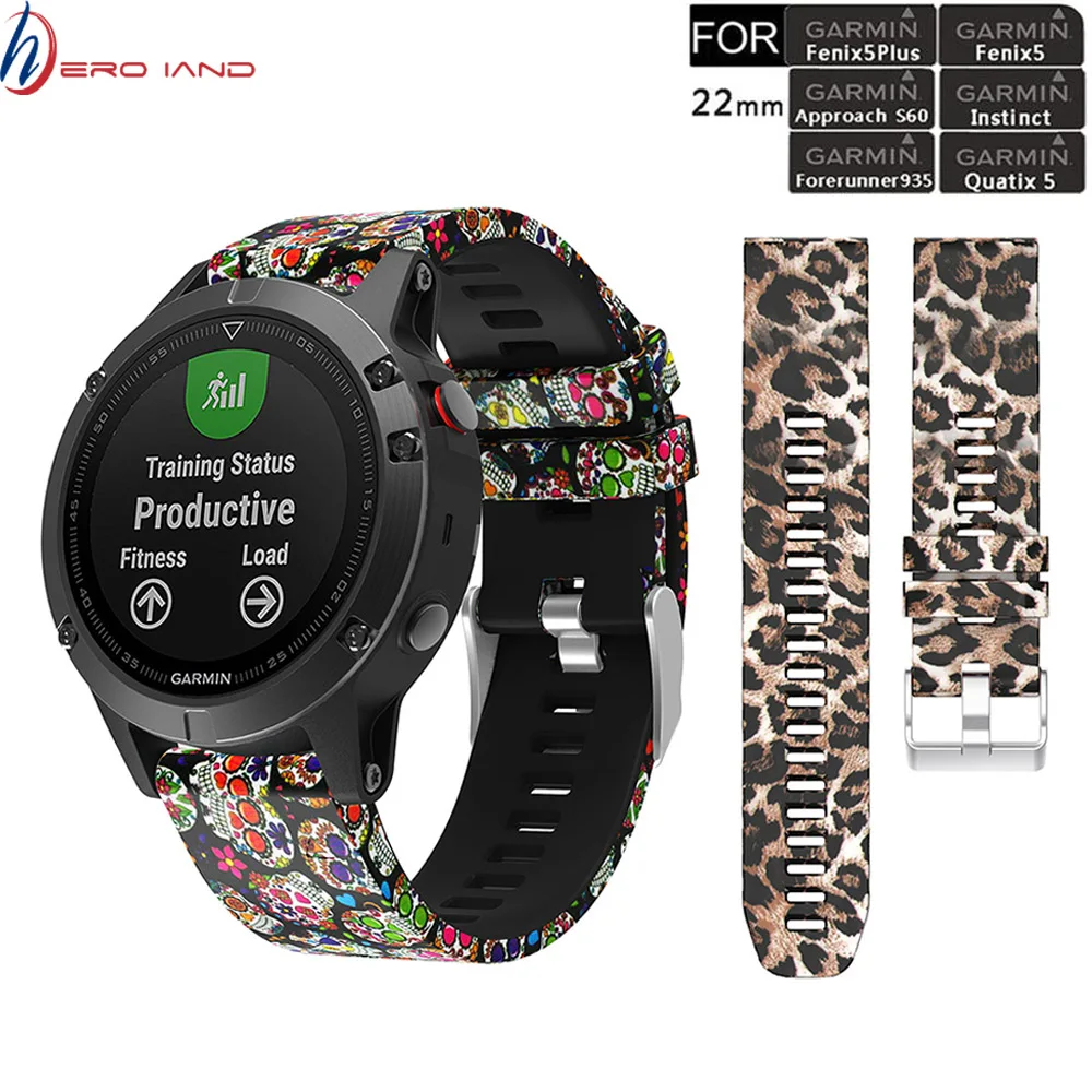Ремешок для часов Силиконовый браслет для Garmin Fenix 5 Plus Замена наручного браслета Quick Release для Garmin forerunner 935 945 quatix 5