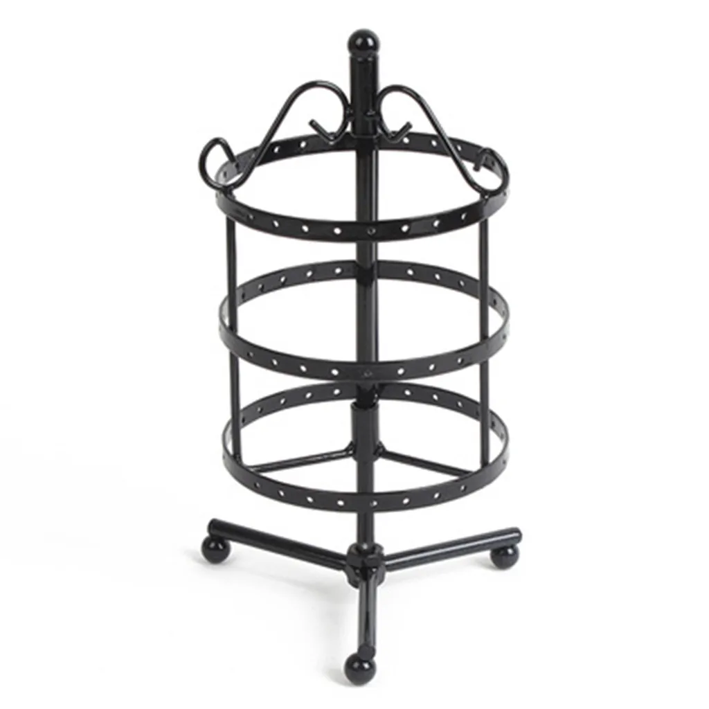 

3 Tiers Rotating 36 pairs Earring Holder ~Necklace Organizer Stand ~ Jewelry Stand Display Rack Towers