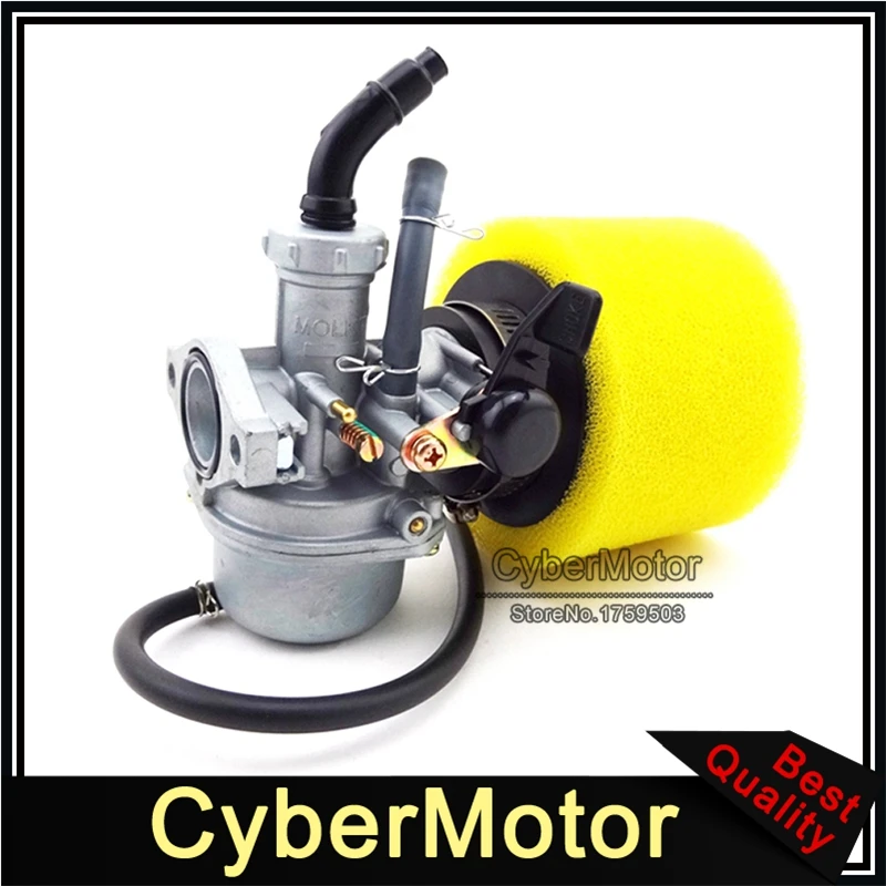 22 мм Карбюратор Carb + 38 воздушный фильтр для 110cc 125cc двигатель китайский