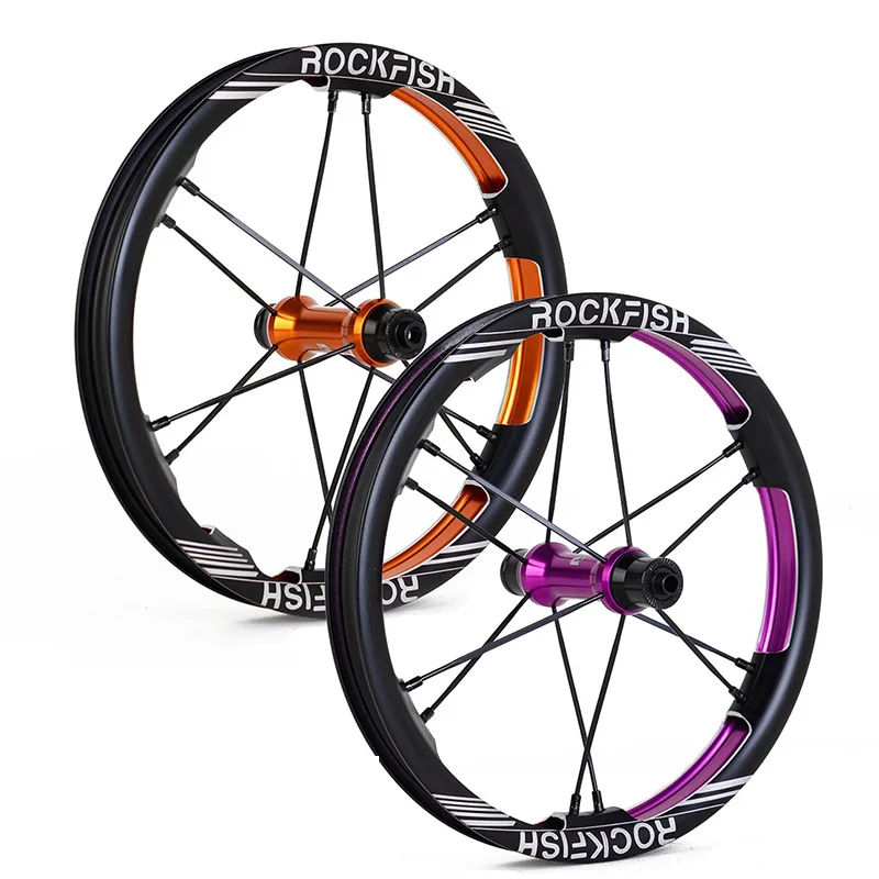 Rockfish R6 12 inches Double Wall Balance Kids Push Bike Wheel 84 90 95mm CNC Child Bicycle Wheelsets | Спорт и развлечения