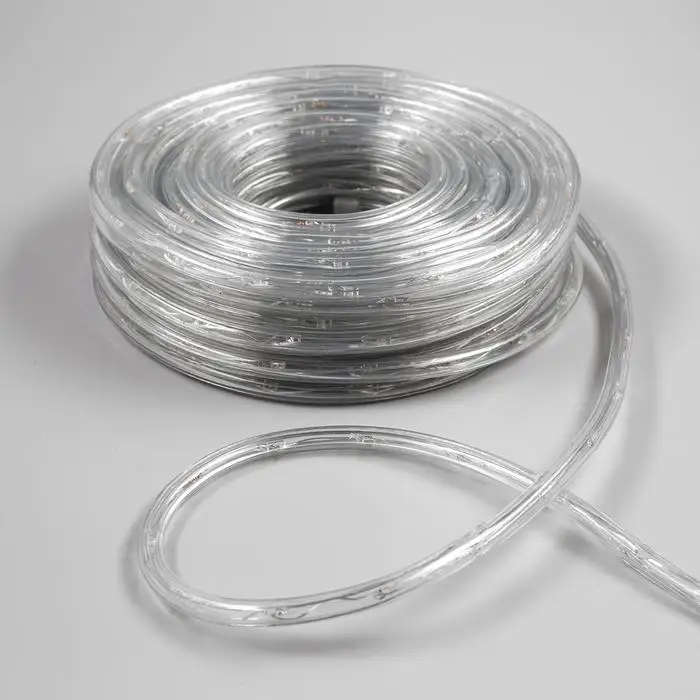 LED шнур 10 мм круглый 20 м чейзинг 2W LED/м 24 220V с контр. 8р Т/БЕЛЫЙ|Светодиодные ленты| |