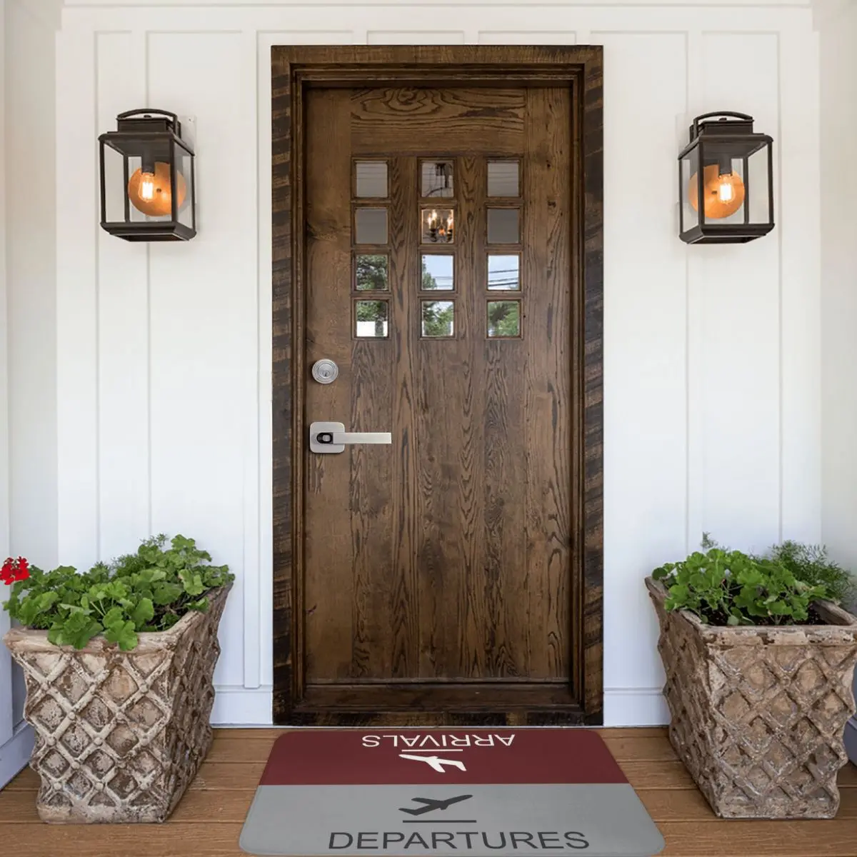 Коврик для входной двери в спальню противоскользящий ковер из полиэстера и