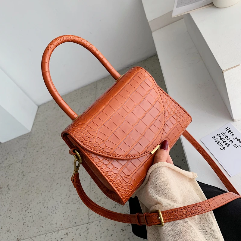 

Fashion Woman Bag PU Leather Shoulder Bag Crocodile Pattern Luxury Handbags Women Crossbody For Designer Bolsa Feminina Bolsas
