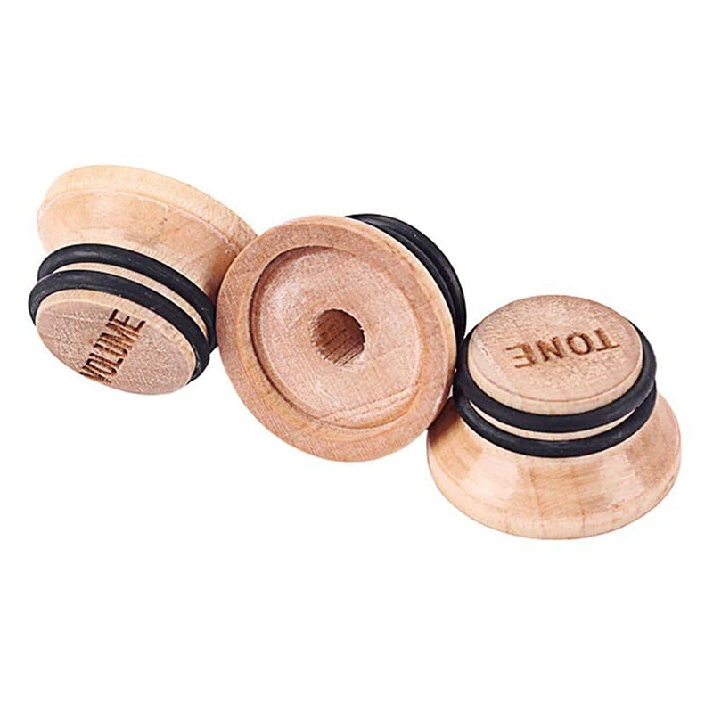 3 шт. Гитарные ручки в винтажном стиле противоскользящая деревянная ручка