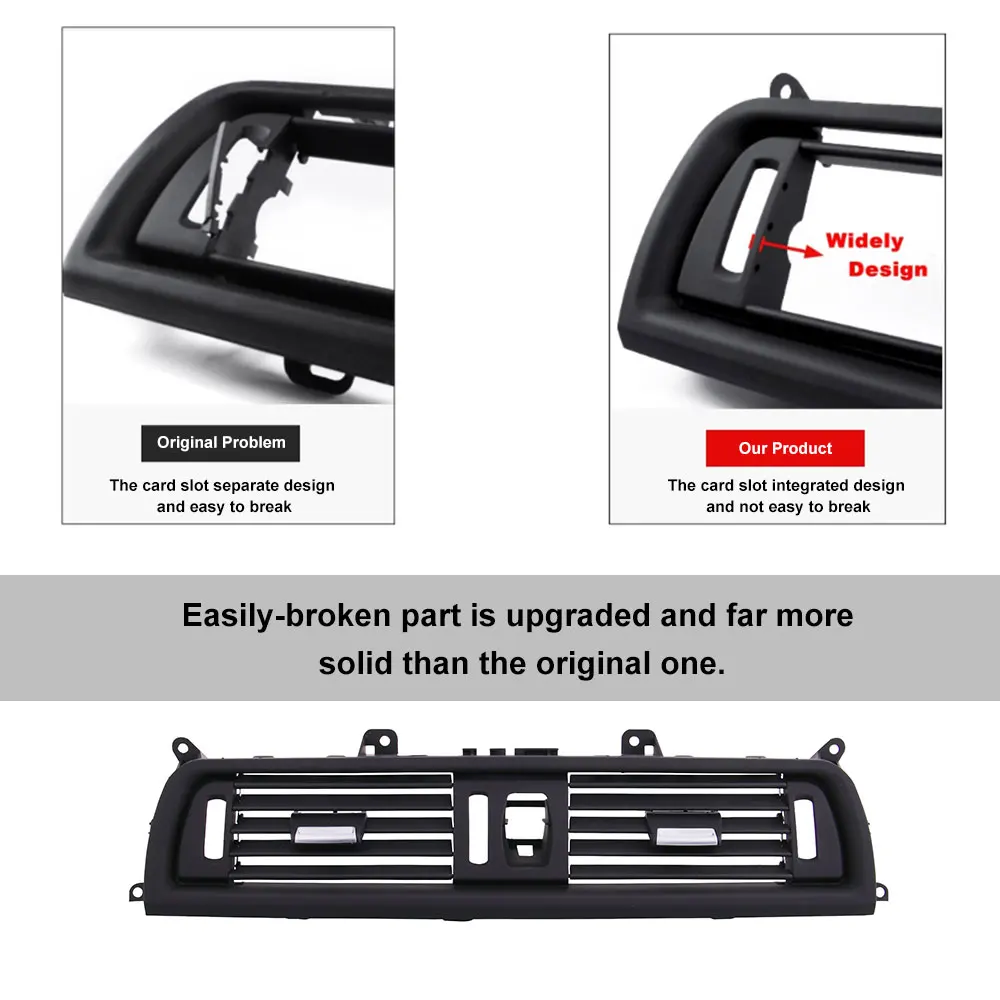 Передняя центральная консоль кондиционера вентиляционное отверстие ABS + PC