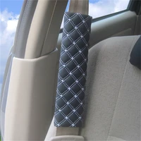 2pcs car safety seat belt shoulder pads cover cushion harness pad protector