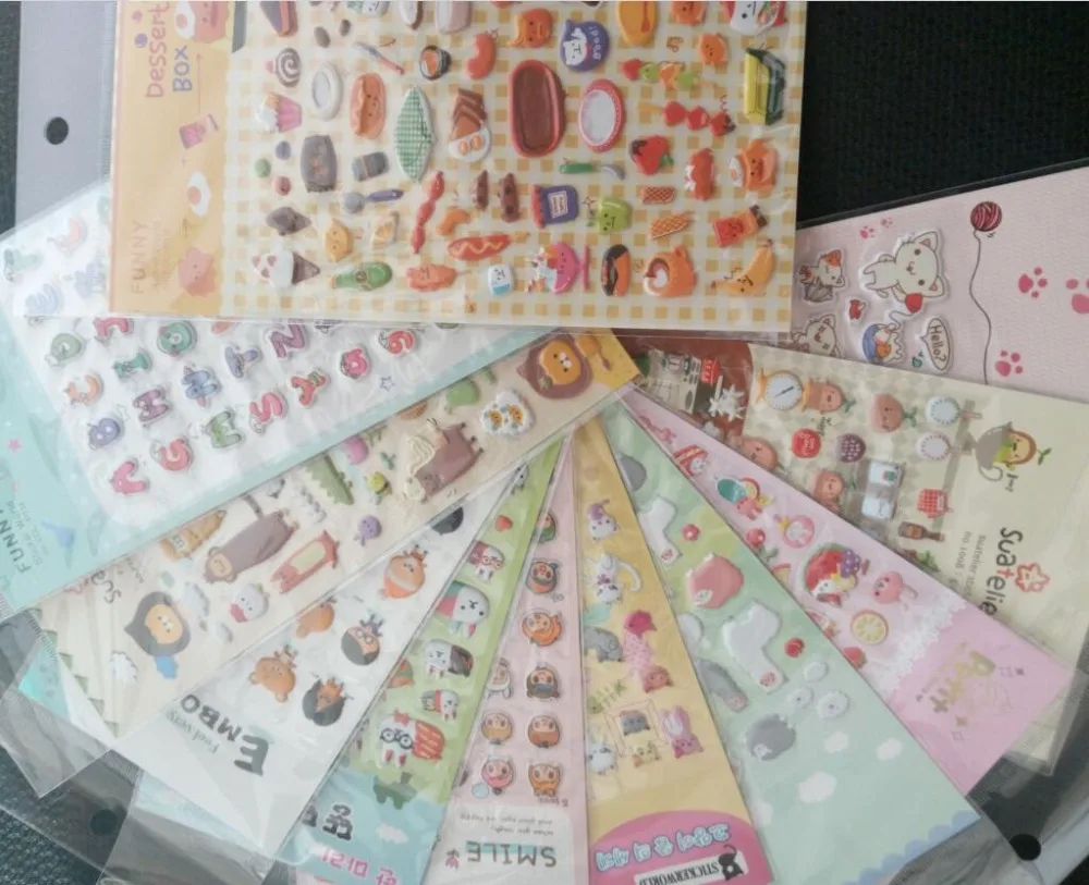 5 шт. декоративные наклейки в виде животных | Игрушки и хобби