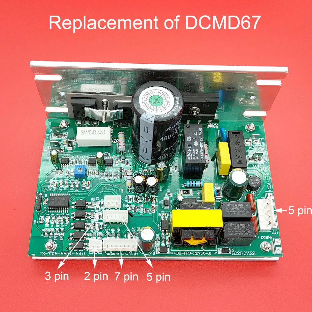 Сменный контроллер мотора для беговой дорожки DK city NB702028 совместим с печатной