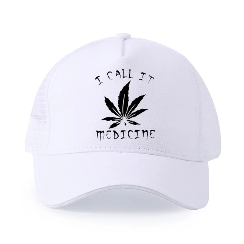 Летняя шляпа Weed I Call It медицинская Женская Мужская бейсболка с узором