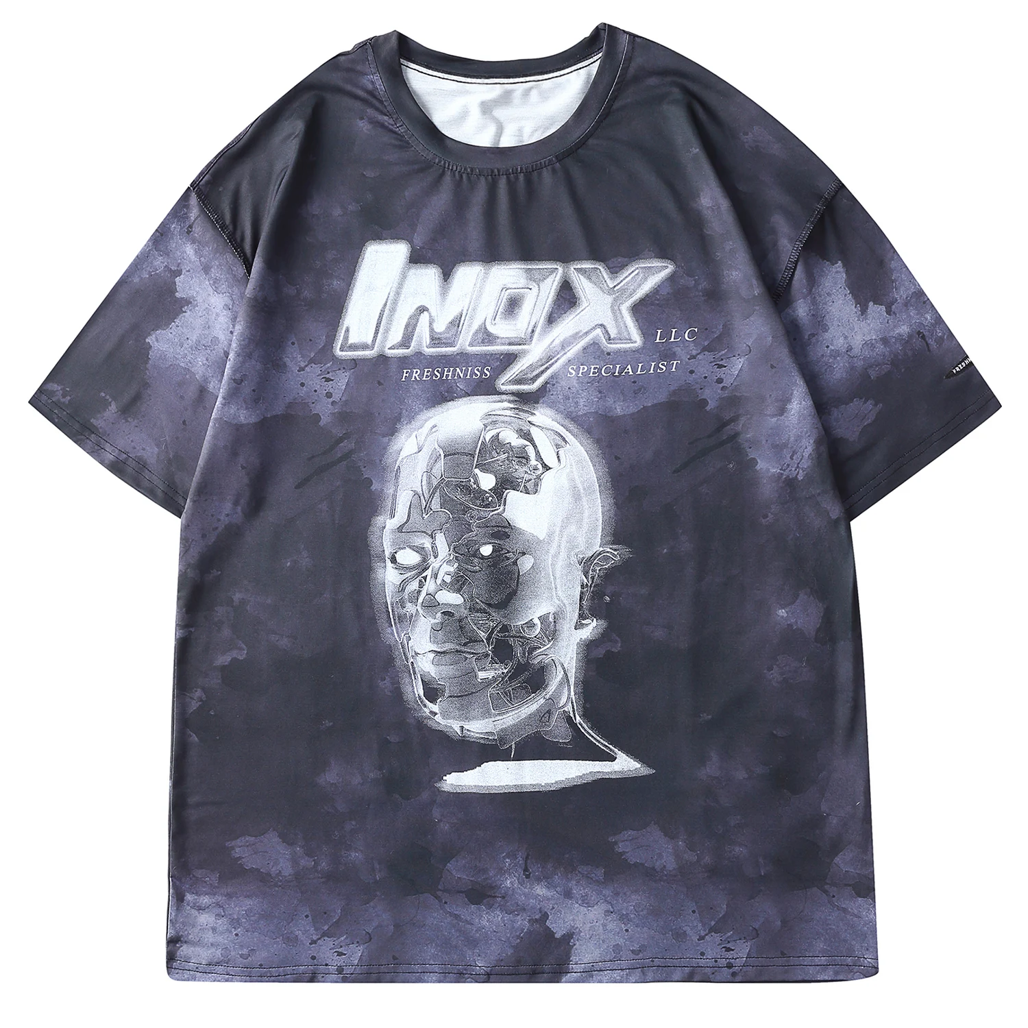 В стиле хип хоп с принтом тай дай иностранец напечатан футболка для мужчин 2020