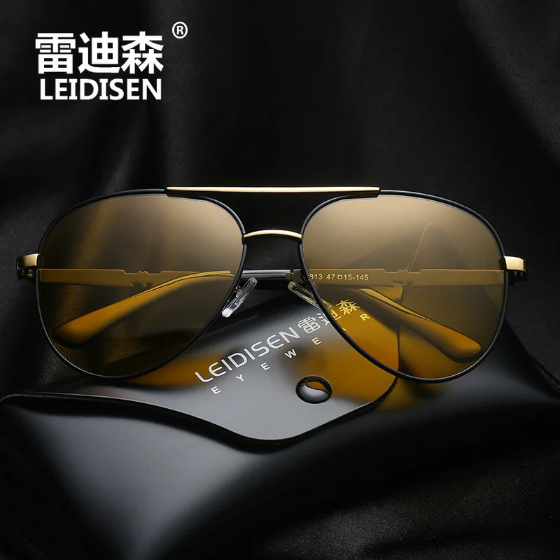 

LEIDISEN Unisex Drivers Night Vision Glasses Anti-Glare Sunglasses Women Men Night Glasses for driving Goggles Lentes Nocturna