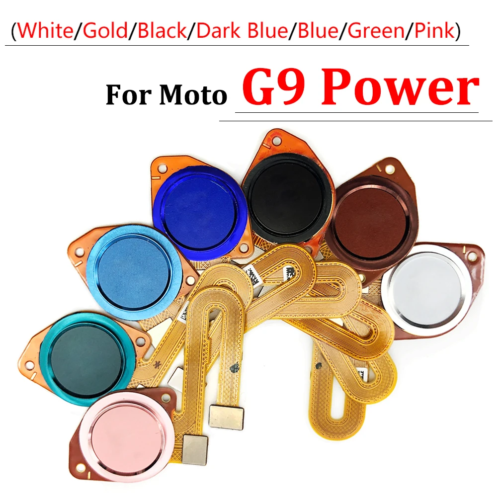 

New Fingerprint Scanne For Motorola Moto G9 Power Home Button Return Fingerprint Touch Id Sensor Connector Flex Cable