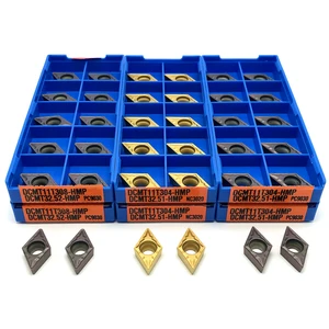 Твердосплавные пластины DCMT070204 DCMT11T304 DCMT11T308, инструмент для внутренней обточки, Высококачественные Токарные пластины, CNC металлический токарный инструмент