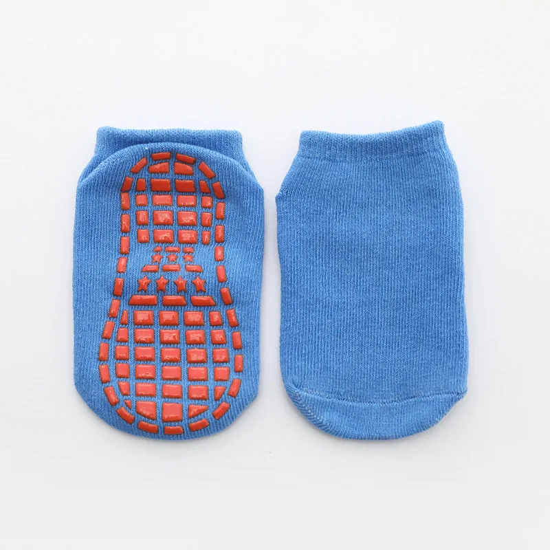 

Spring Summer Autumn Winter Breathable Non-slip Floor Socks Boy Girl Socks Home Baby Kids Shoes Cotton Candy Color Ankle Socks