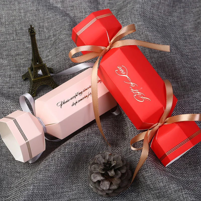 Новинка 2019 бумажные пакеты для конфет 20 шт. подарочная коробка в форме свадьбы