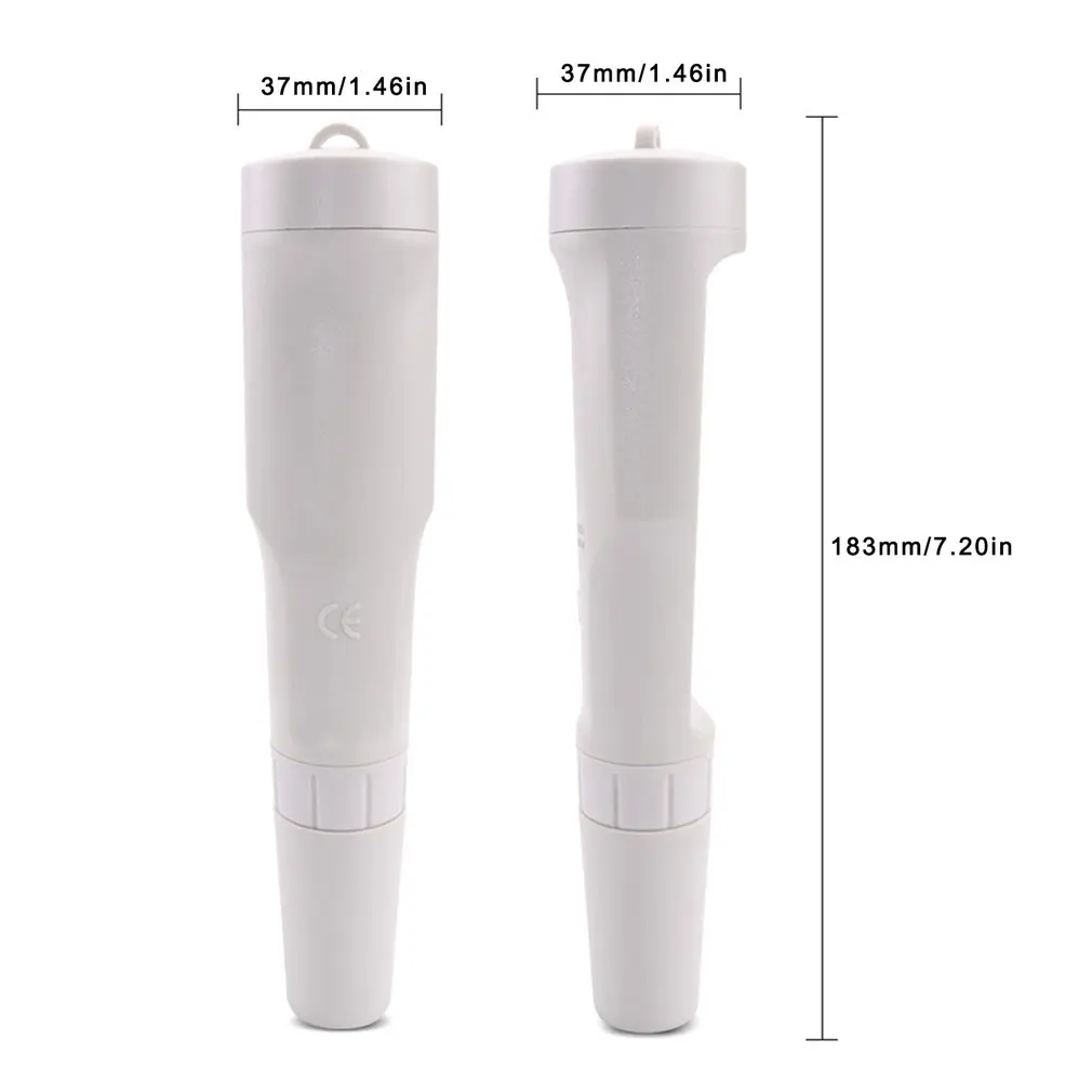 

PH Meter 0.01 Resolution 0-14pH Range Water Quality Temperature Tester For Household Drinking Pool Juice Laboratory Brewing